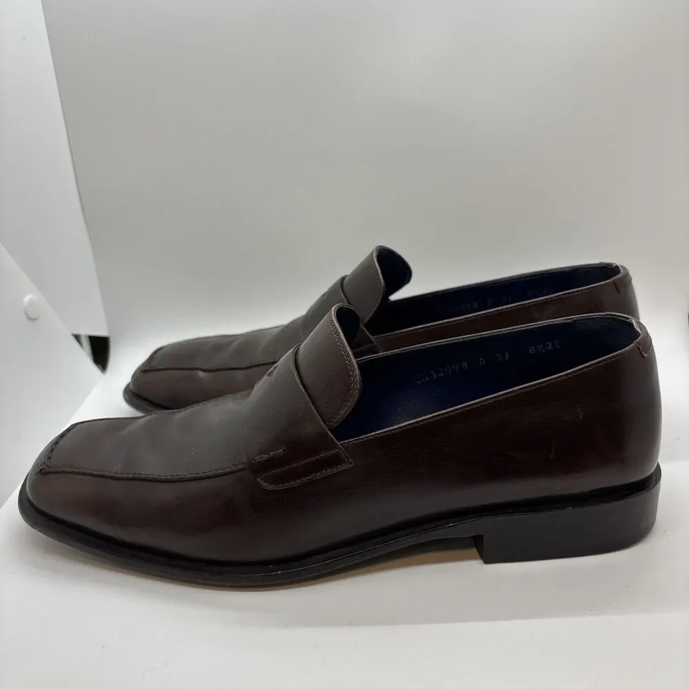 Salvatore Ferragamo Men's Dark Brown Penny Loafers - 9.5US / 8.5 Italy EE